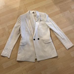 White Topshop Tuxedo Blazer